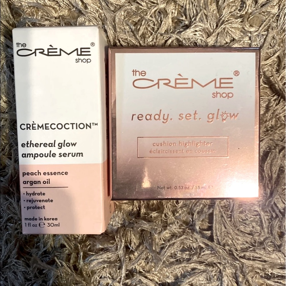 The screen Shop Serum & Highlighter